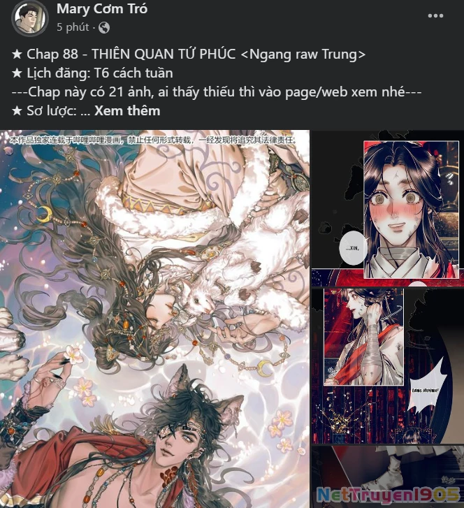 Thiên Quan Tứ Phúc - Bách Vô Cấm Kỵ Chapter 88 - 16