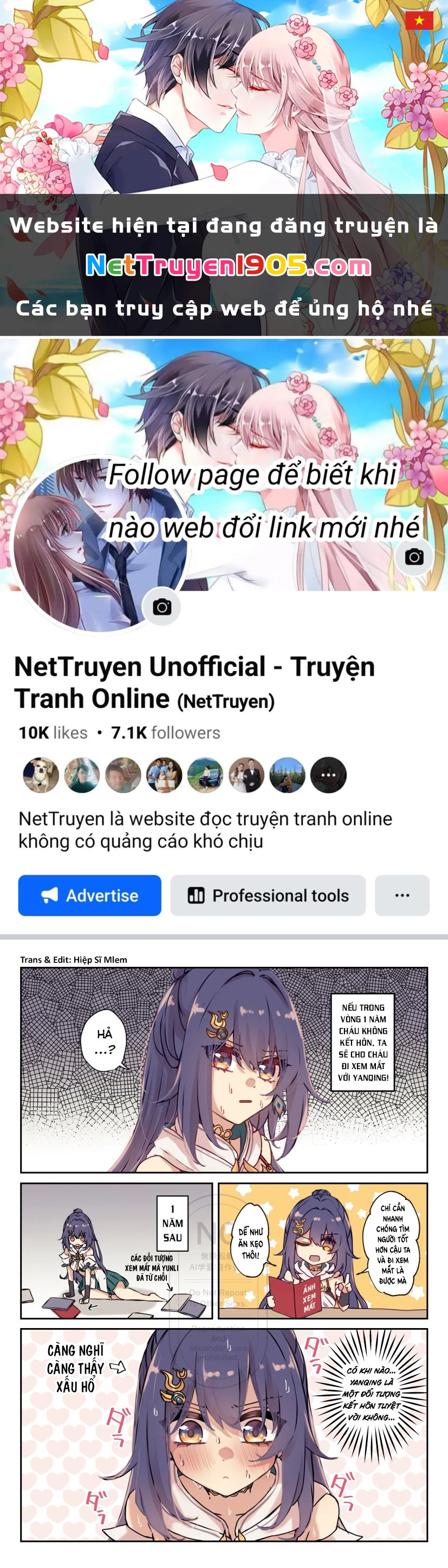 Tuyển tập truyện dịch của Page có hứng thì dịch Doujinshi Chapter 1017 - 1