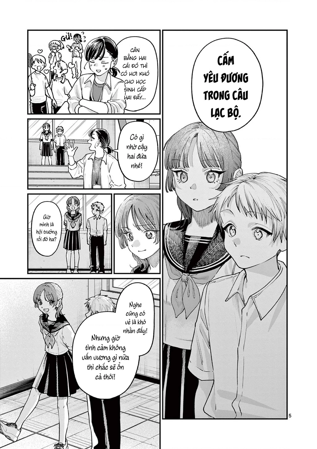 Tình yêu màu Lam nhà Wakaba Chapter 28 - 5