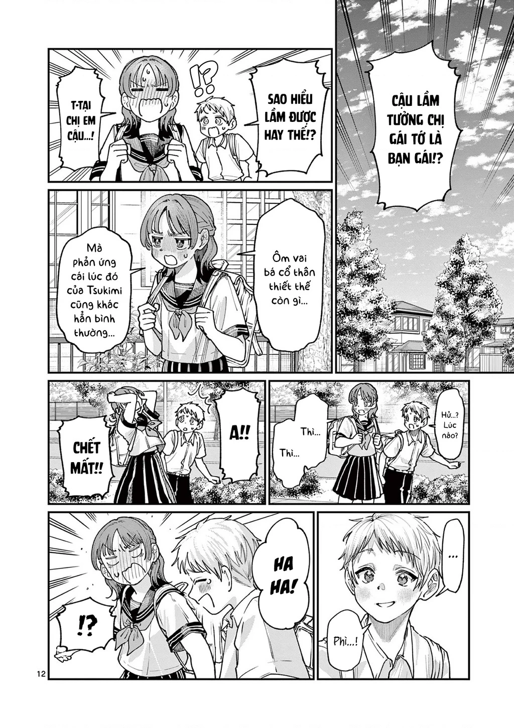 Tình yêu màu Lam nhà Wakaba Chapter 28 - 12