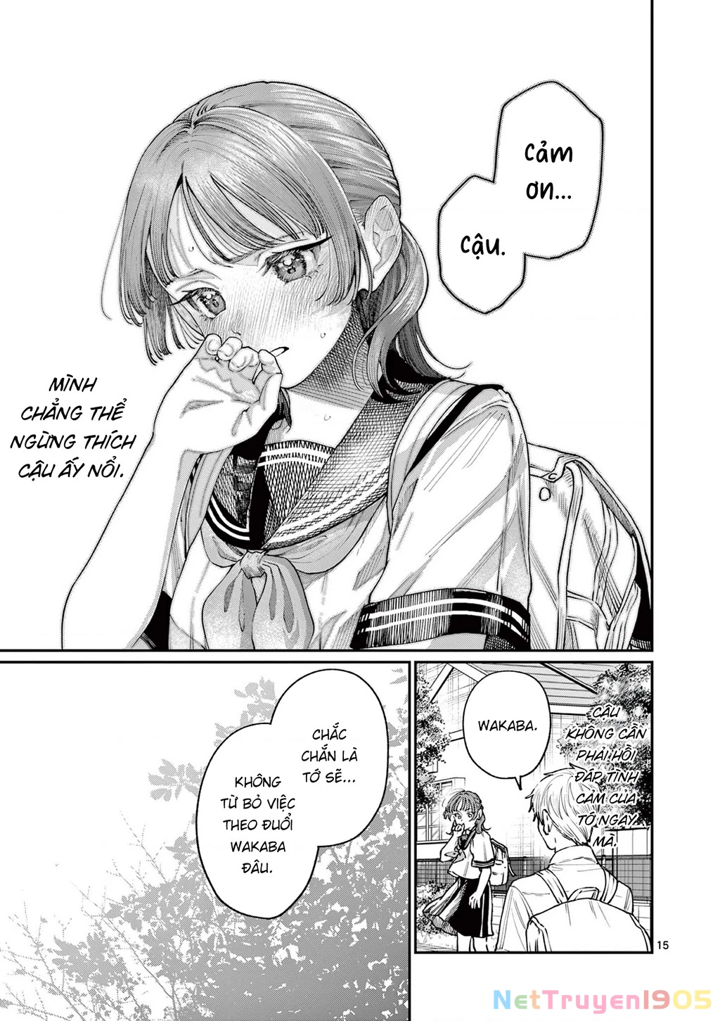 Tình yêu màu Lam nhà Wakaba Chapter 28 - 15